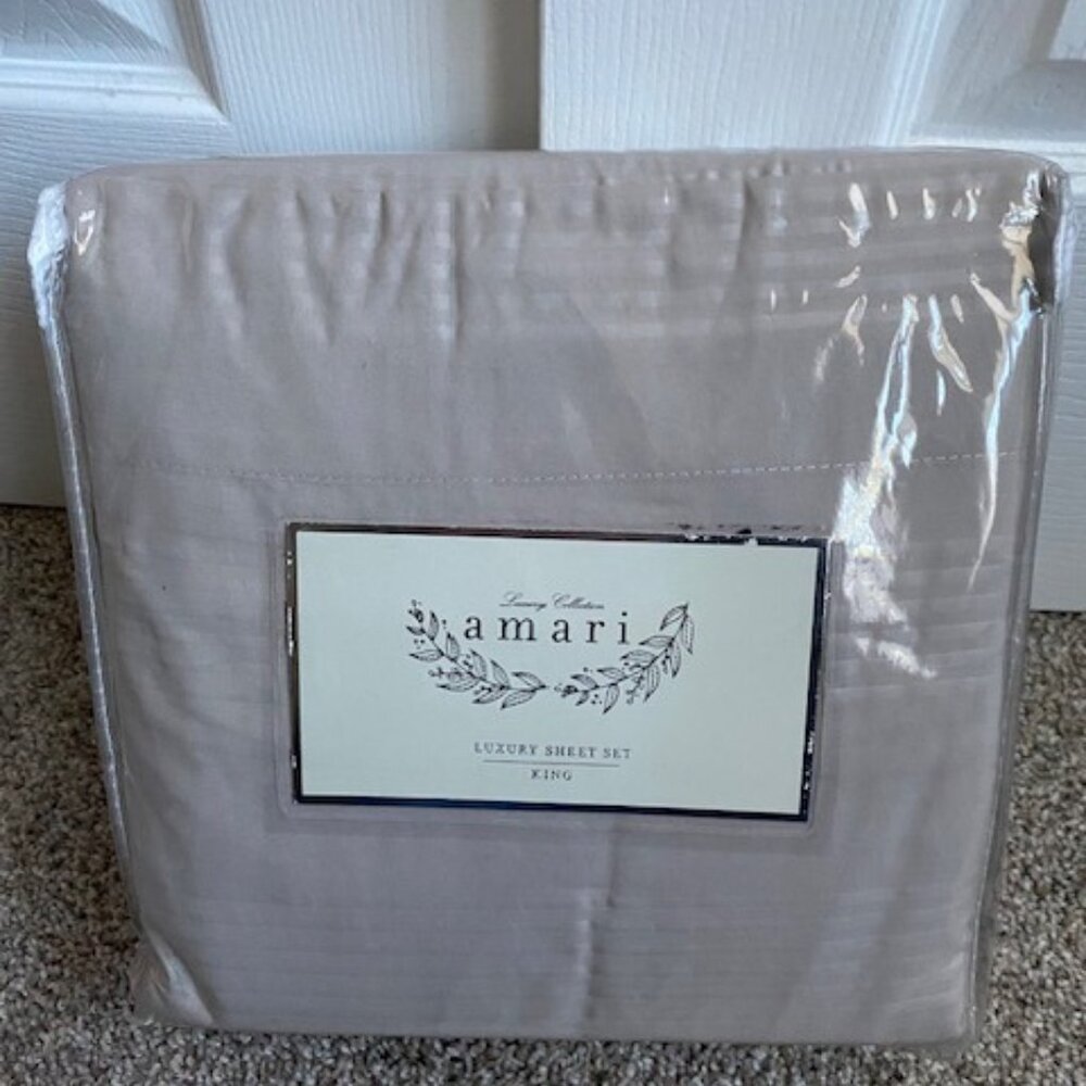 New Luxury Collection Amari King size sheet set  Tan